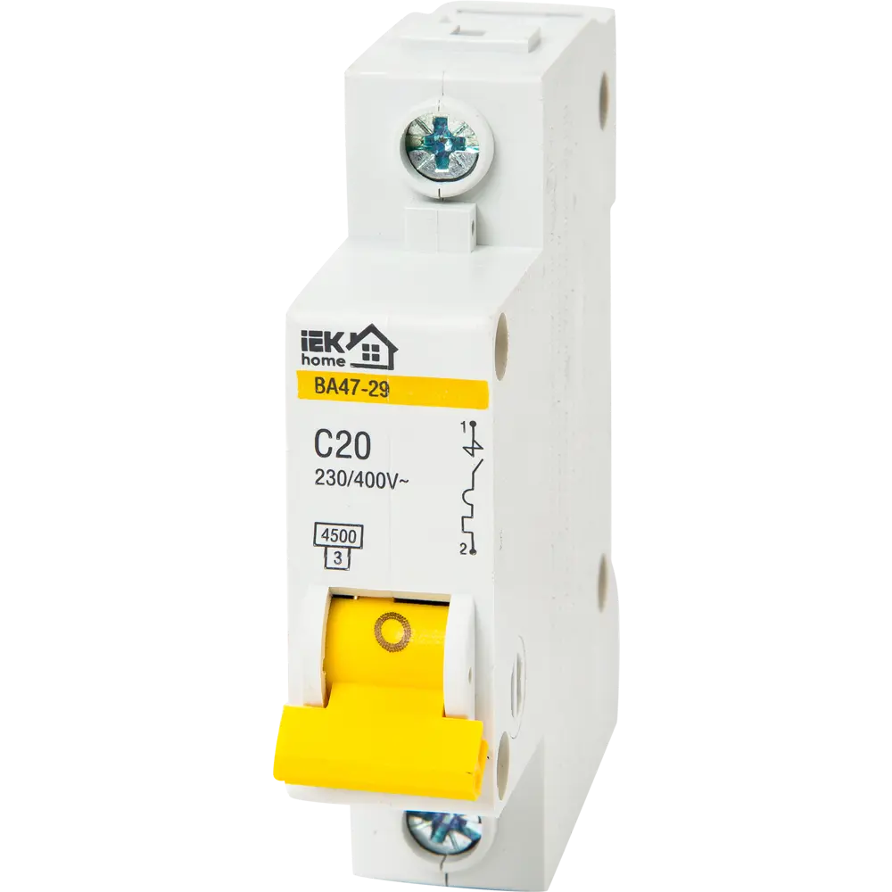 Автоматический выключатель IEK Home ВА47-29 для надежной защиты электросети 18072281 STLM-0009393