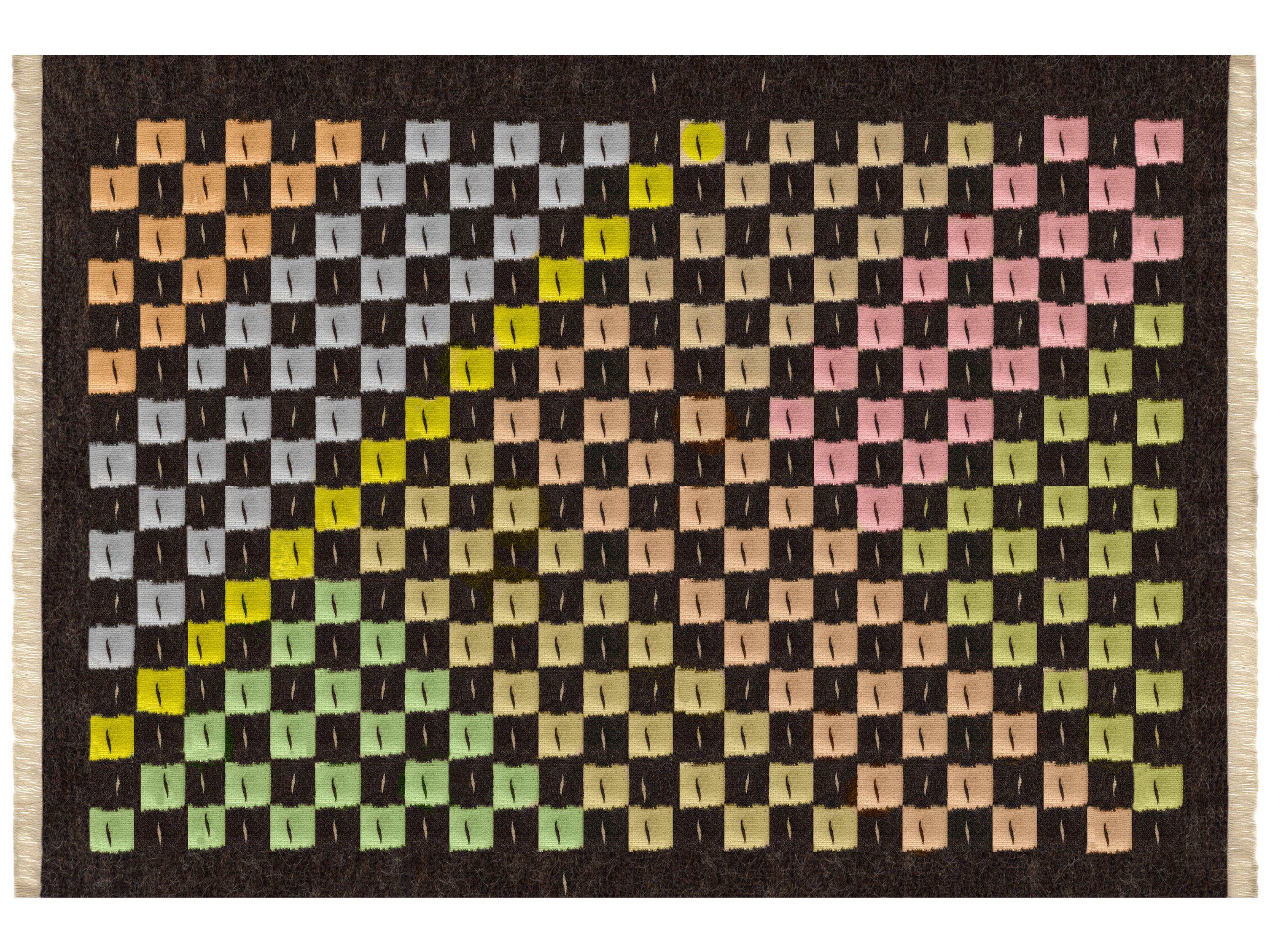 Шерстяной узор ручной работы ковер Eugenia Pinna Levante ARCH-00084845