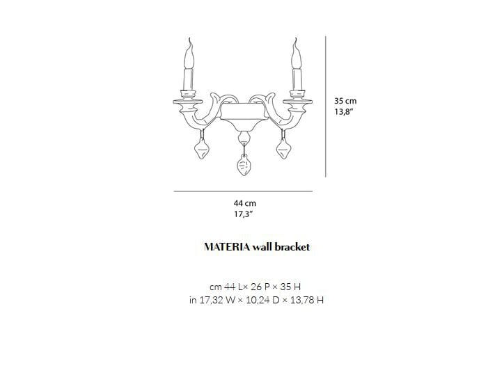 Керамическая настенная лампа Lando MATERIA ARCH-00008255