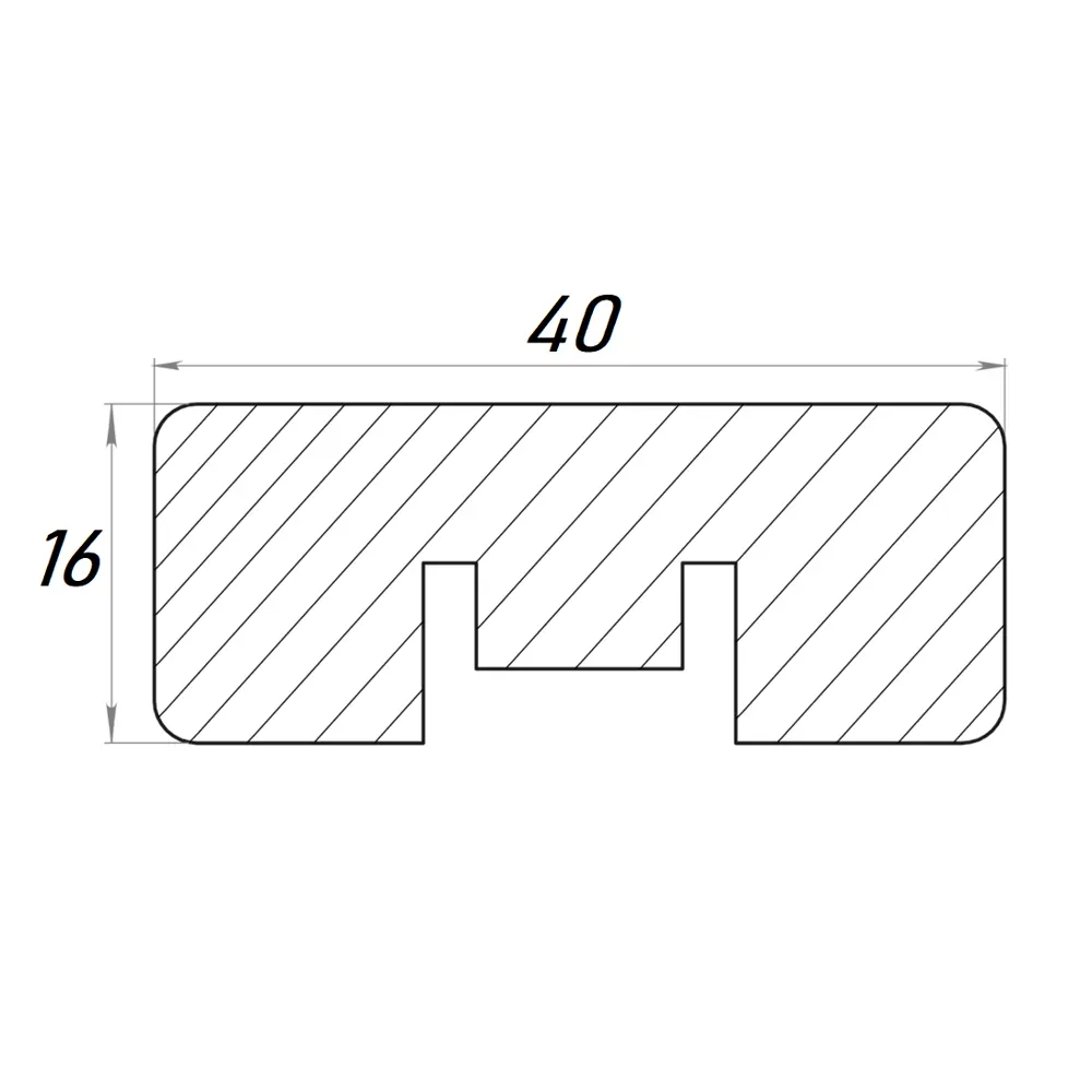 PORTIKA Декоративная рейка МДФ черная для современного интерьера 85314193 STLM-1466649 - Вид №4