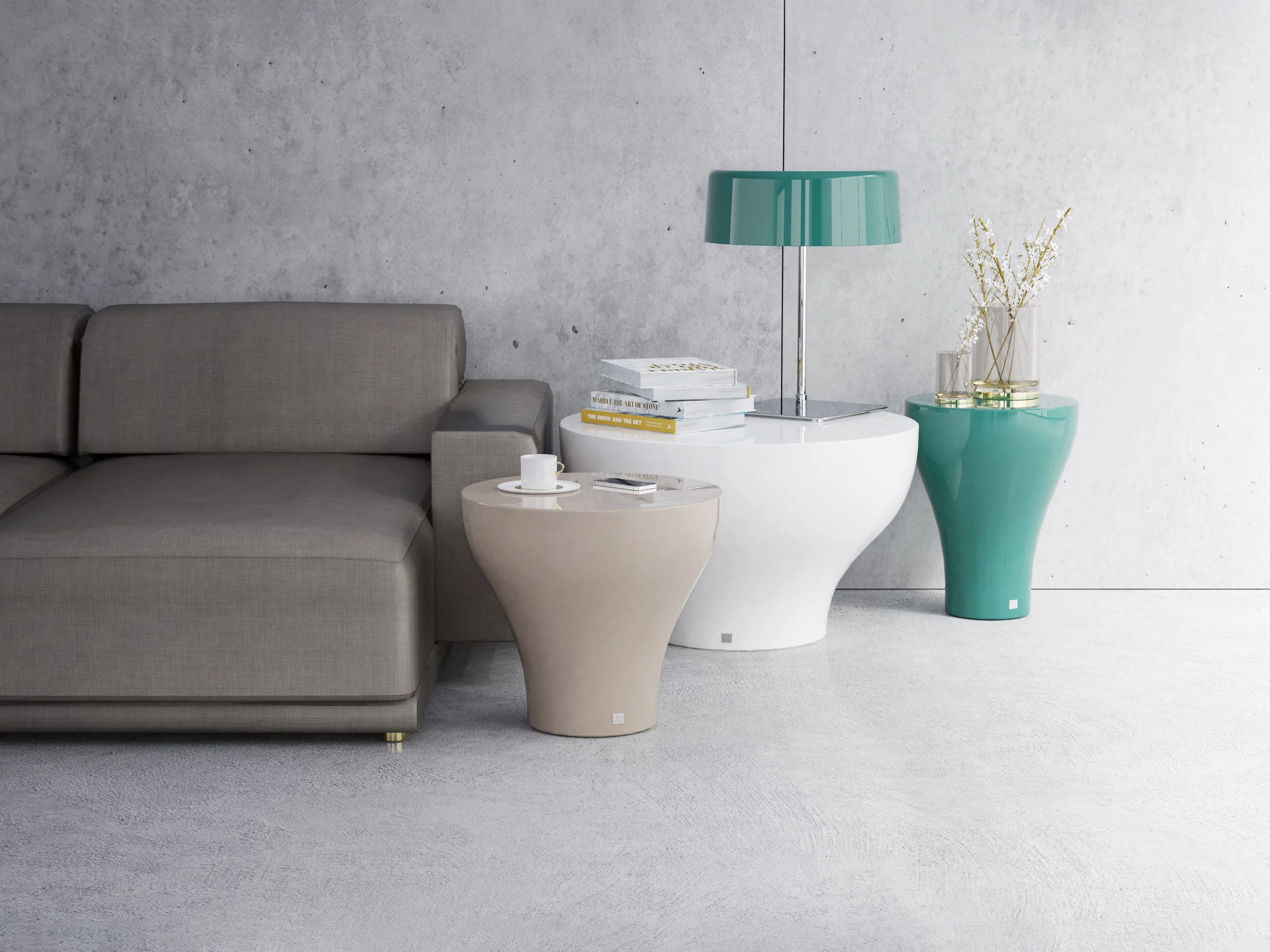 Журнальный столик из стекловолокна GANSK BLOOM ARCH-00071622 - Вид №6