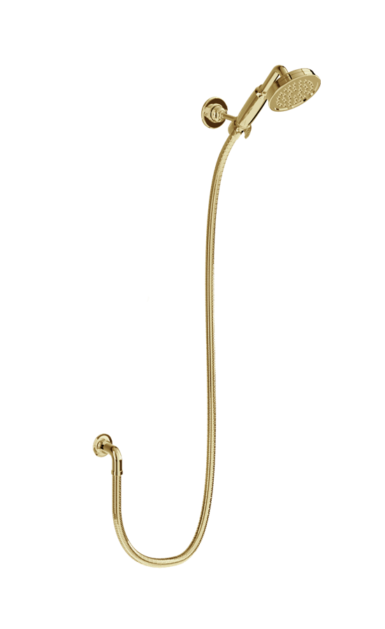 Burlington Riviera Фиксированный шланг и спрей для рук Riviera Хром RIV20 CHR 