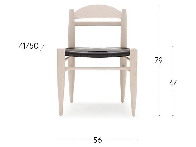 Стул из ясеня с мягким сиденьем Billiani Vincent V. G ARCH-00062624 - Вид №2