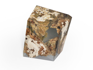 Журнальный столик / табурет из карстового камня и смолы