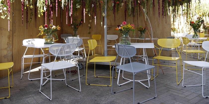 Deadgood Квадратный металлический стол Naked Nt1 - Вид №4