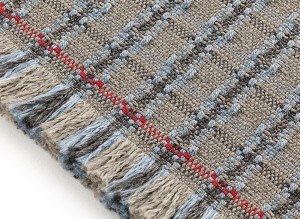 100047 Ковер GL Checks blue 200x300 см GAN Garden Layers