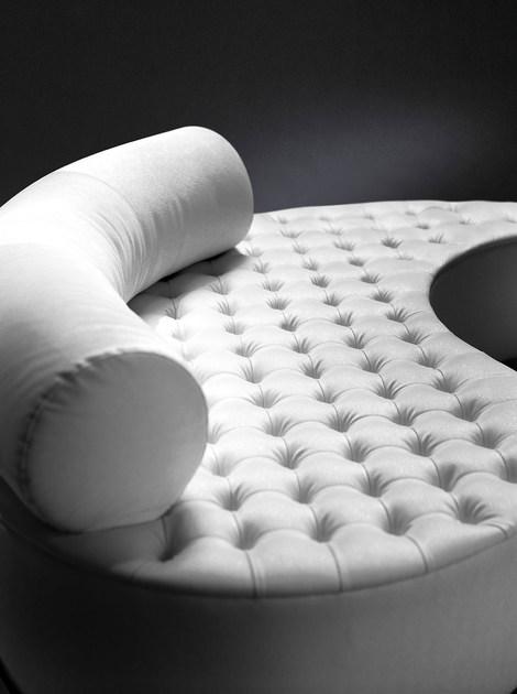 VGnewtrend Стеганая кушетка из ткани Marilen sun-id-1464159 - Вид №4