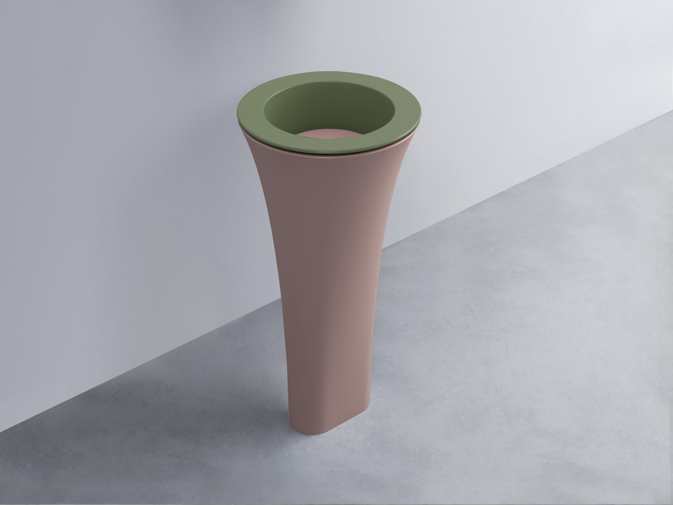 AMLA45-AG+AMPILT-CP+AMCOLT-CP Раковина Amedeo Tondo отдельностоящая cielo Enjoy + Amedeo Ceramica Cielo