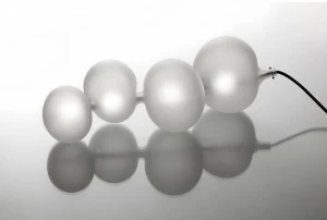 melogranoblu Настольная лампа из сатинированного стекла Serendipity