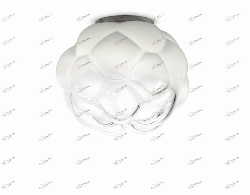 Fabbian Стеклянный потолочный светильник Cloudy F21 e02 71