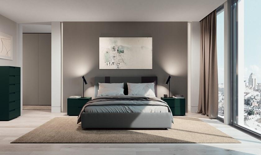 Febal Casa Лаковая прикроватная тумба с ящиками Damien sun-id-1506485 - Вид №2