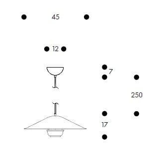 Литой алюминиевый подвесной светильник Artek Kori ARCH-00064076 - Вид №2