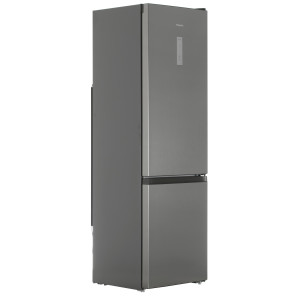 5457090 Холодильник с морозильником   Hotpoint HT 6200 MX серебристый