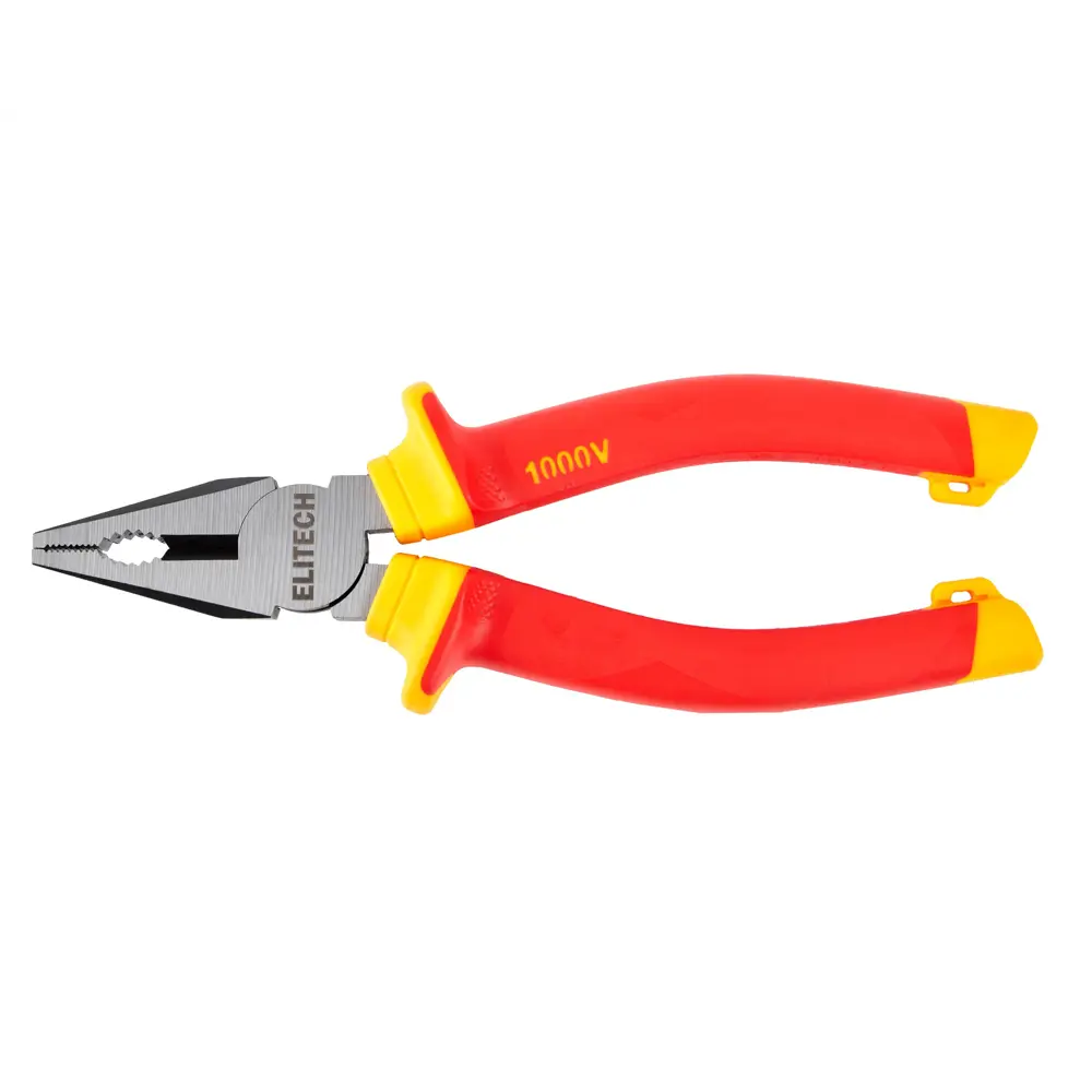 Диэлектрические плоскогубцы Elitech для электромонтажа до 1000В 89407172 STLM-1572290 - Вид №4