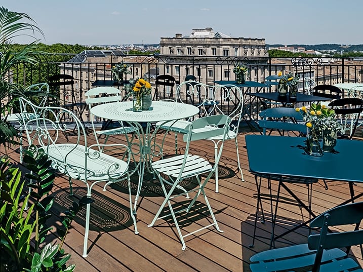 Стальной штабелируемый садовый стул Fermob 1900 ARCH-00135060 - Вид №5