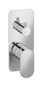 Встроенный смеситель для душа с двухходовым дивертером WE ARE IB k2310cc Chrome K2