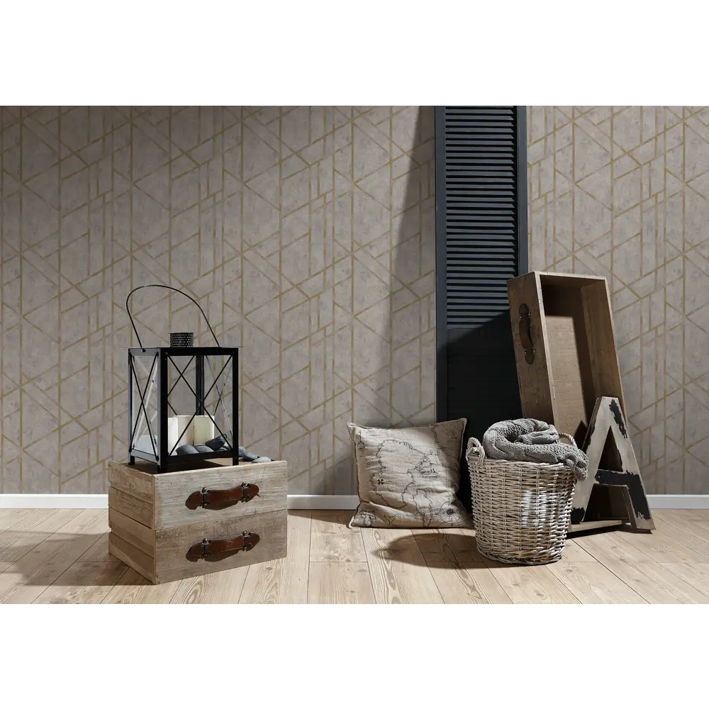 Обои флизелиновые A.S. Creation Metropolitan Stories серые 0.53 м 369283 STLM-2075584 - Вид №2