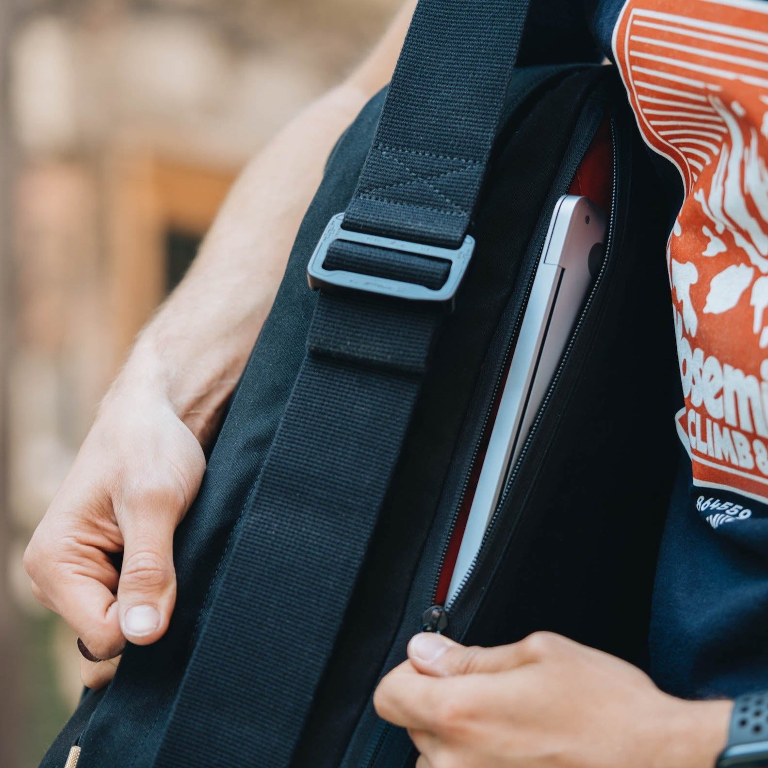 W301BLA-TER-BST Everyday Pack 21L - Терракота / Черная сталь Wingback  - Вид №11