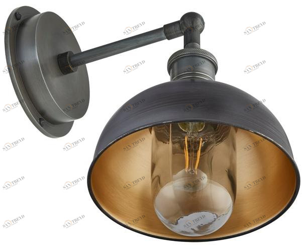 Industville Бра для наружного освещения из латуни Brooklyn Br-ip65-dwl8-c-ch