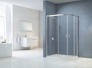 Душевой уголок KA1Q128 Merlyn MERLYN IQ Хромированный