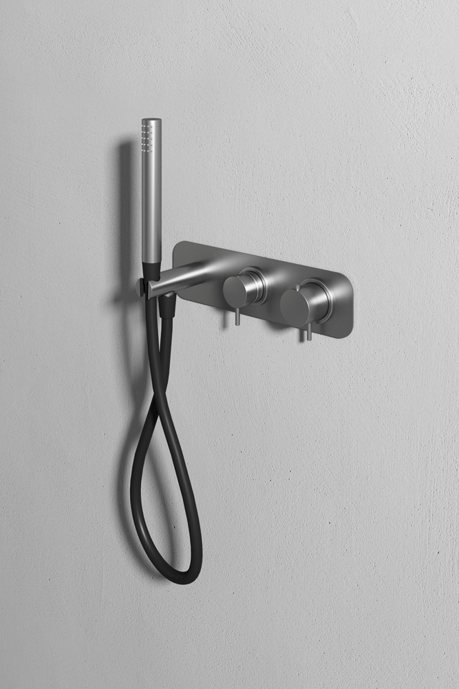 Rexa Design Встроенный термостатический смеситель fexible и наружная часть ручного душа (L 150 см) REXA-ST215 