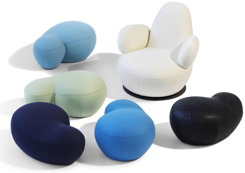 Blå Station Пуф из ткани / подставка для ног Oppo Bla Station sun-id-1488730 - Вид №7