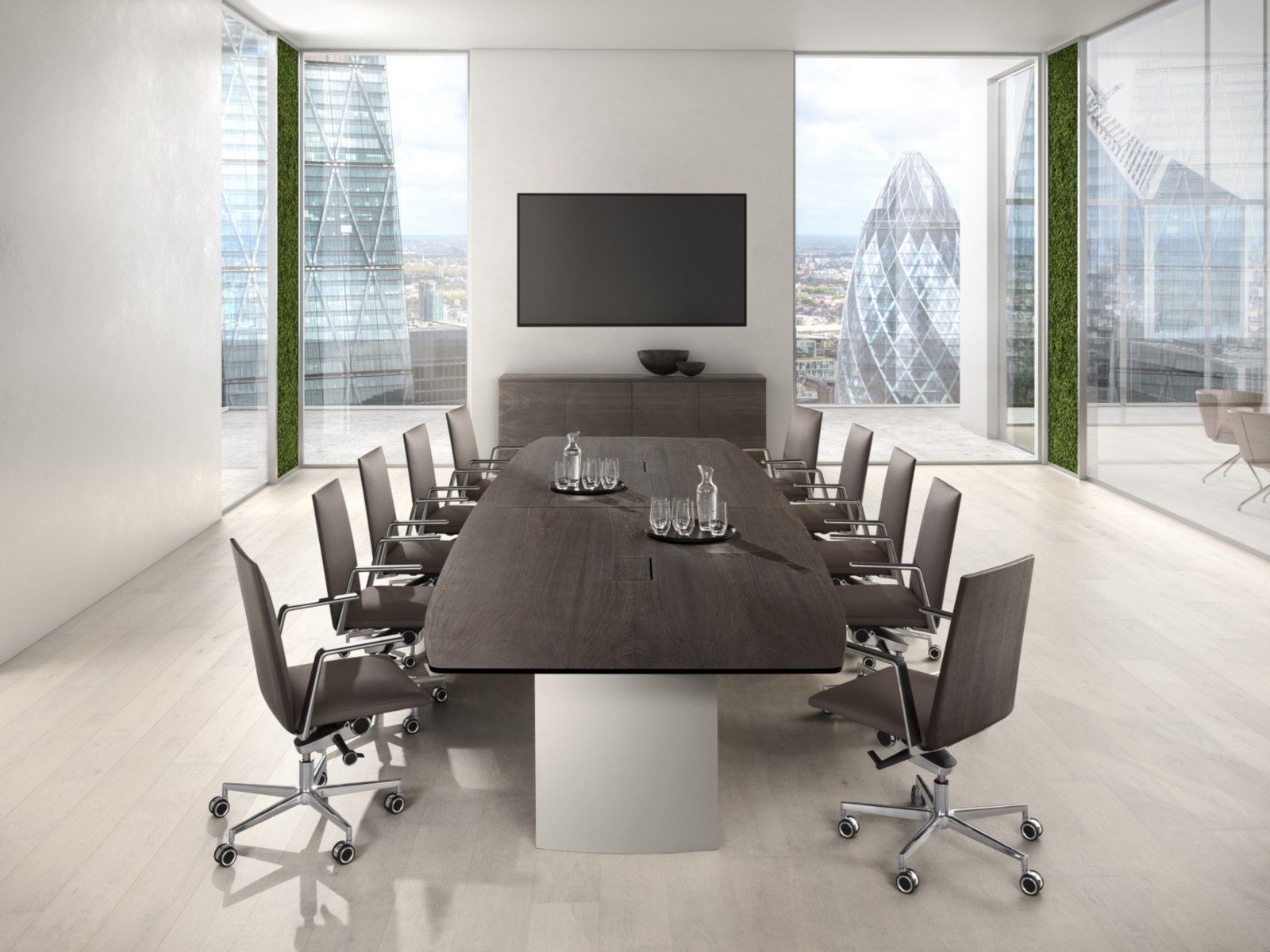 Кожаное офисное кресло с высокой спинкой Spiegels .leptos ARCH-00140881 - Вид №4