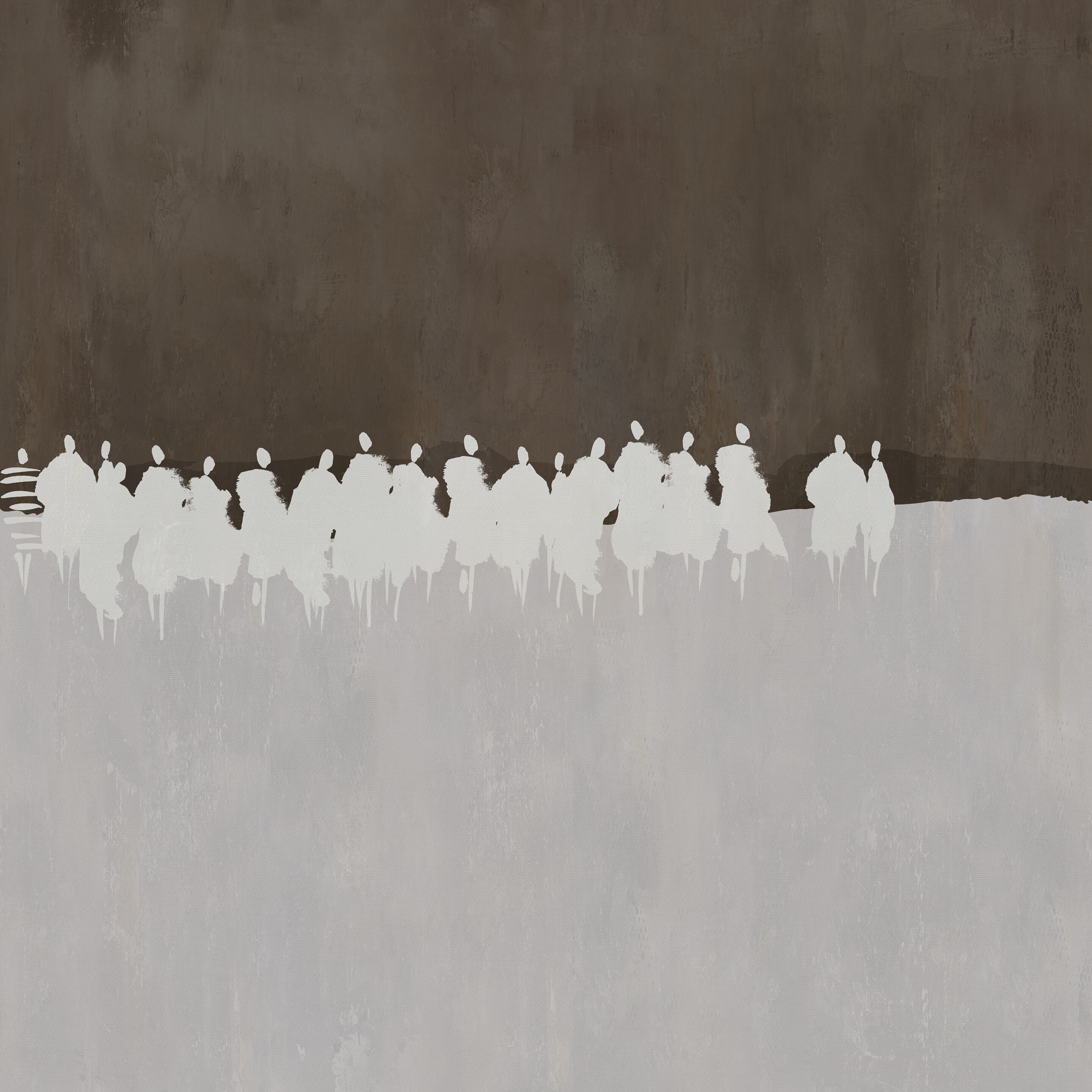 Обои с цифровой печатью Inkiostro Bianco Монохромная ARCH-00069761 - Вид №5