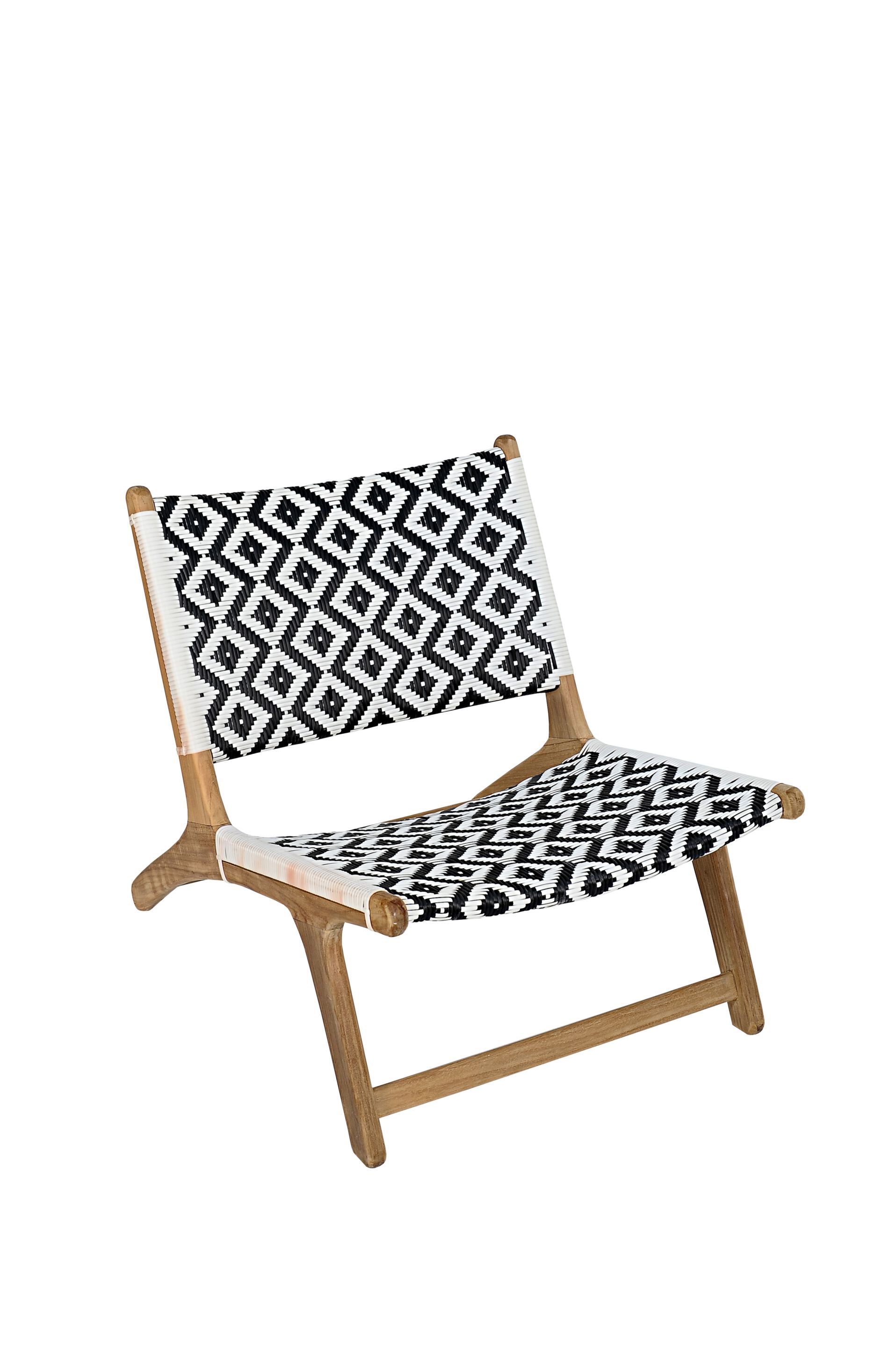 Садовое кресло из тикового дерева и синтетической ткани cbdesign Vienna Relax ARCH-00041545 - Вид №43