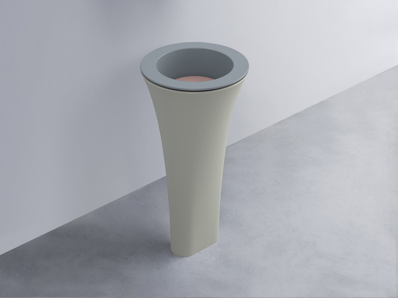AMLA45-BR+AMPILT-CP+AMCOLT-PM Раковина Amedeo Tondo отдельностоящая cielo Enjoy + Amedeo Ceramica Cielo