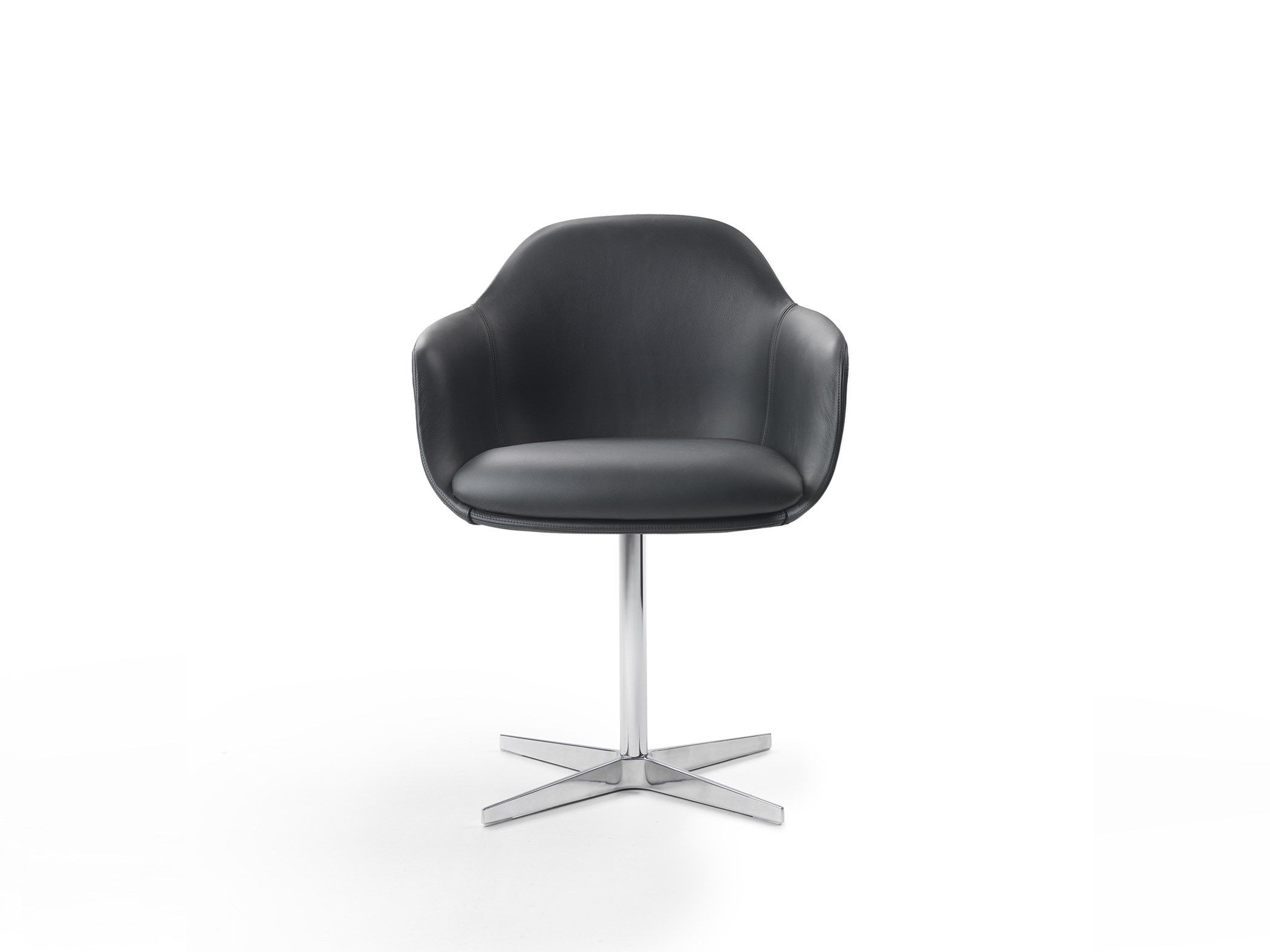 Кожаный стул с подлокотниками Marelli Chia ARCH-00009473