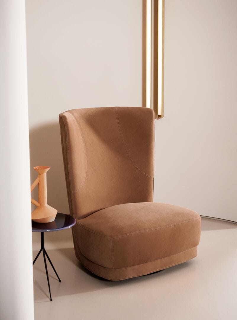 Кожаное вращающееся кресло bergère Baxter ETIENNE BERGÈRE ARCH-00135327 - Вид №1