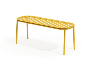 Алюминиевая садовая скамейка с порошковым покрытием