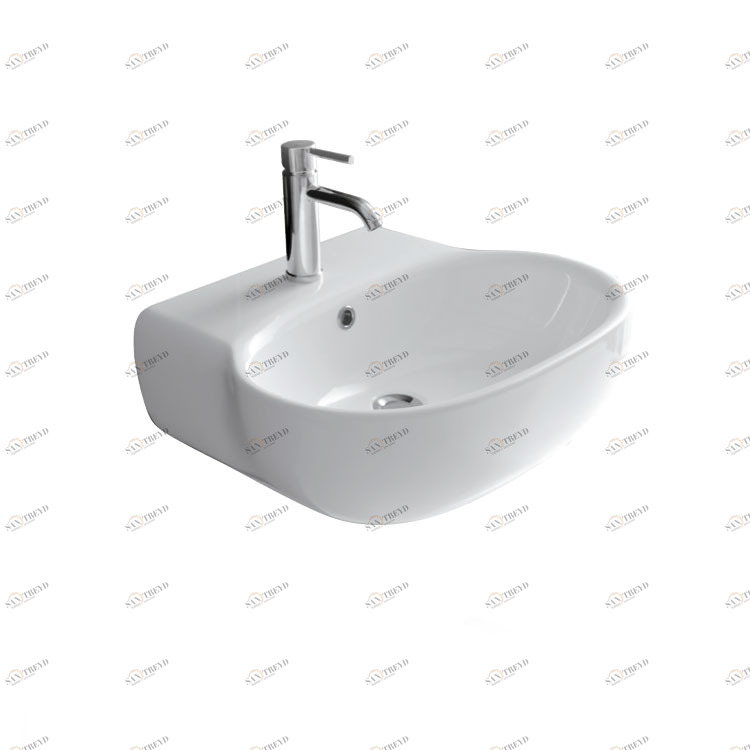 7120 Подвесная раковина настенная овальная Galassia Ergo белая