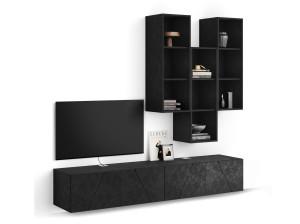 Модульная стена установила оборудованную стену в меламинированном