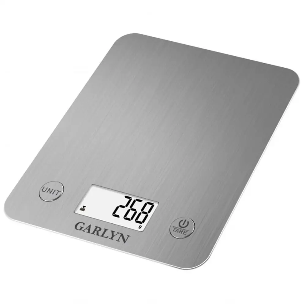 90822302 Электронные весы Garlyn 126573 нагрузка до 5 кг цвет серебристый STLM-0878894