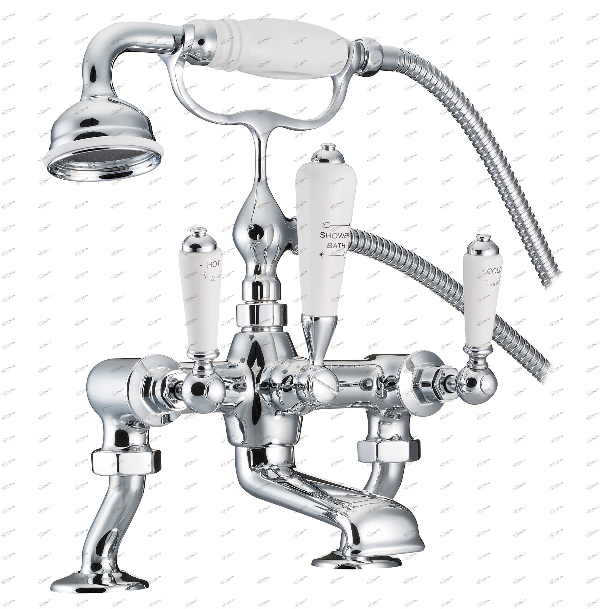Traditional bathrooms Смеситель для ванны и душа ASCOT 3/4 " Tb330.514.ag 