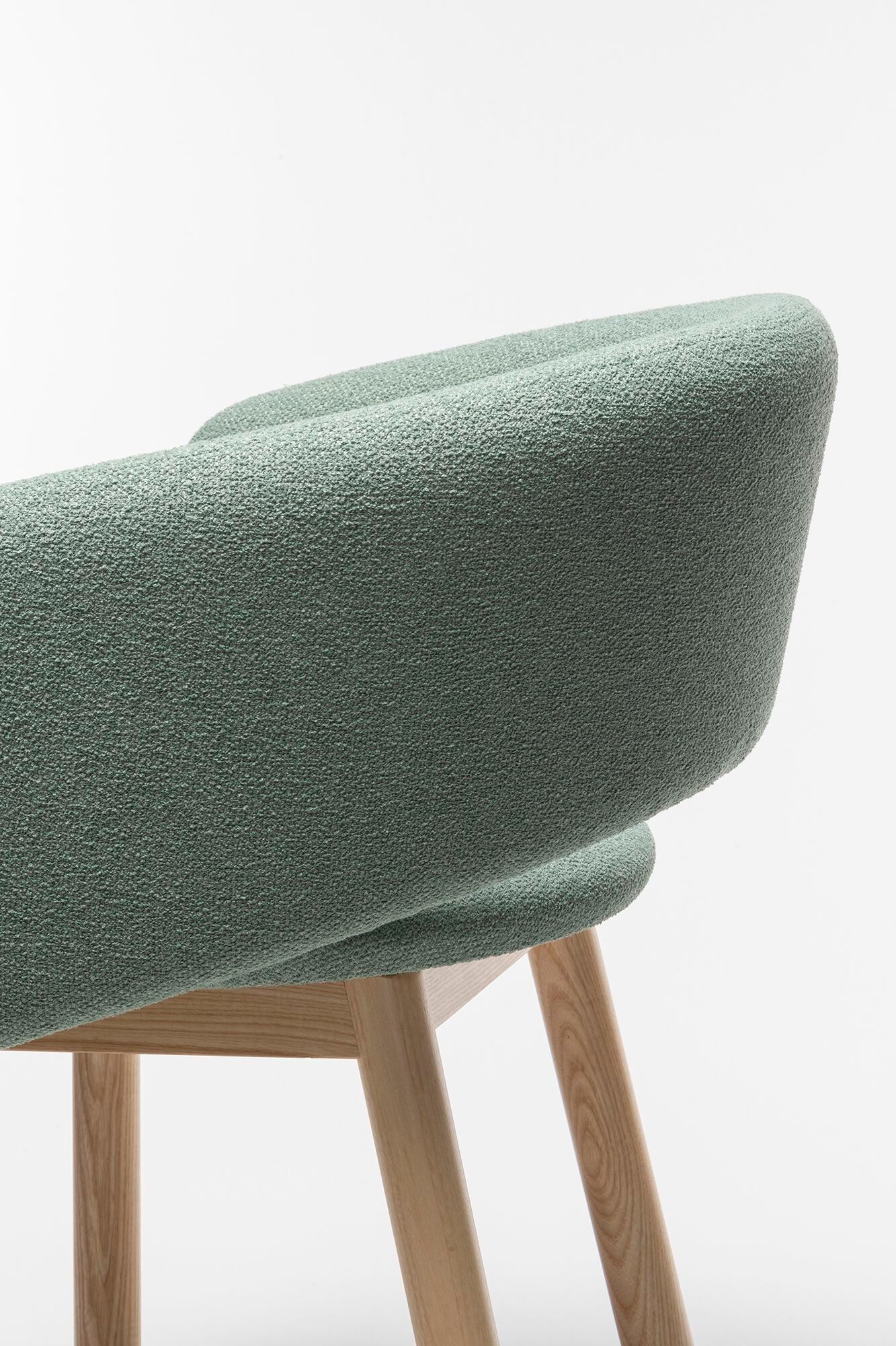 Высокий тканевый стул с подлокотниками и спинкой CHAIRS & MORE Bel ARCH-00070833 - Вид №2