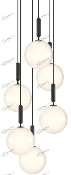 Nuura Люстра из светодиодного стекла Miira sun-id-1366342