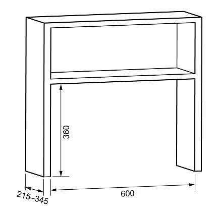 9150433 Вытяжка полновстраиваемая KRONA SOPHIE 600 S черный STDN-0123657 - Вид №15