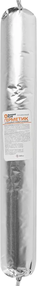 86408716 Герметик силиконовый Remont PLUS универсальный уксусный прозрачный 600 мл STLM-0068814