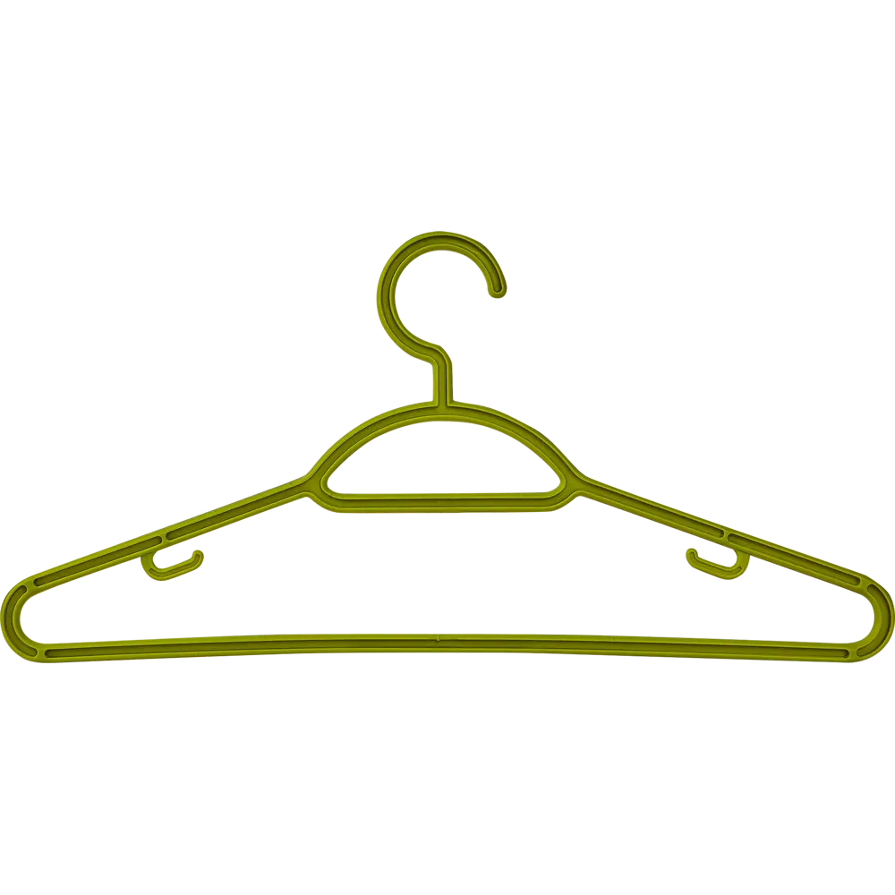 Плечики Martika 42x20.6 см полипропилен цвет оливковый STLM-2000230