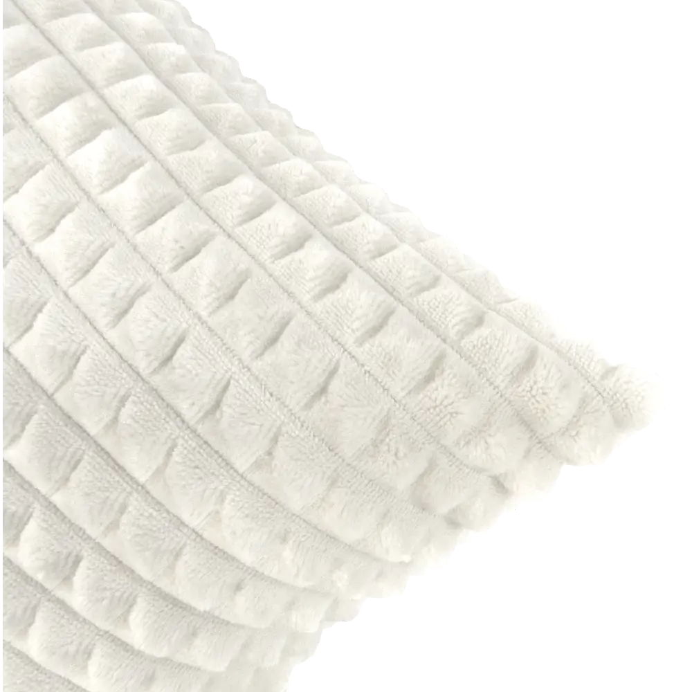 Подушка Плюш 40x40 см цвет бело-серый LINEN WAY STLM-2205641 - Вид №2
