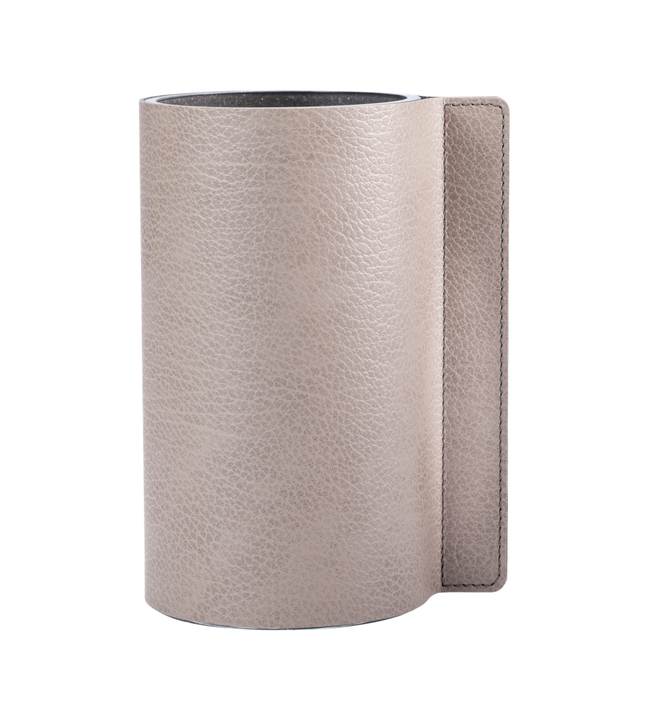 990334 BULL warm grey ваза для цветов 11х20см;LIND DNA