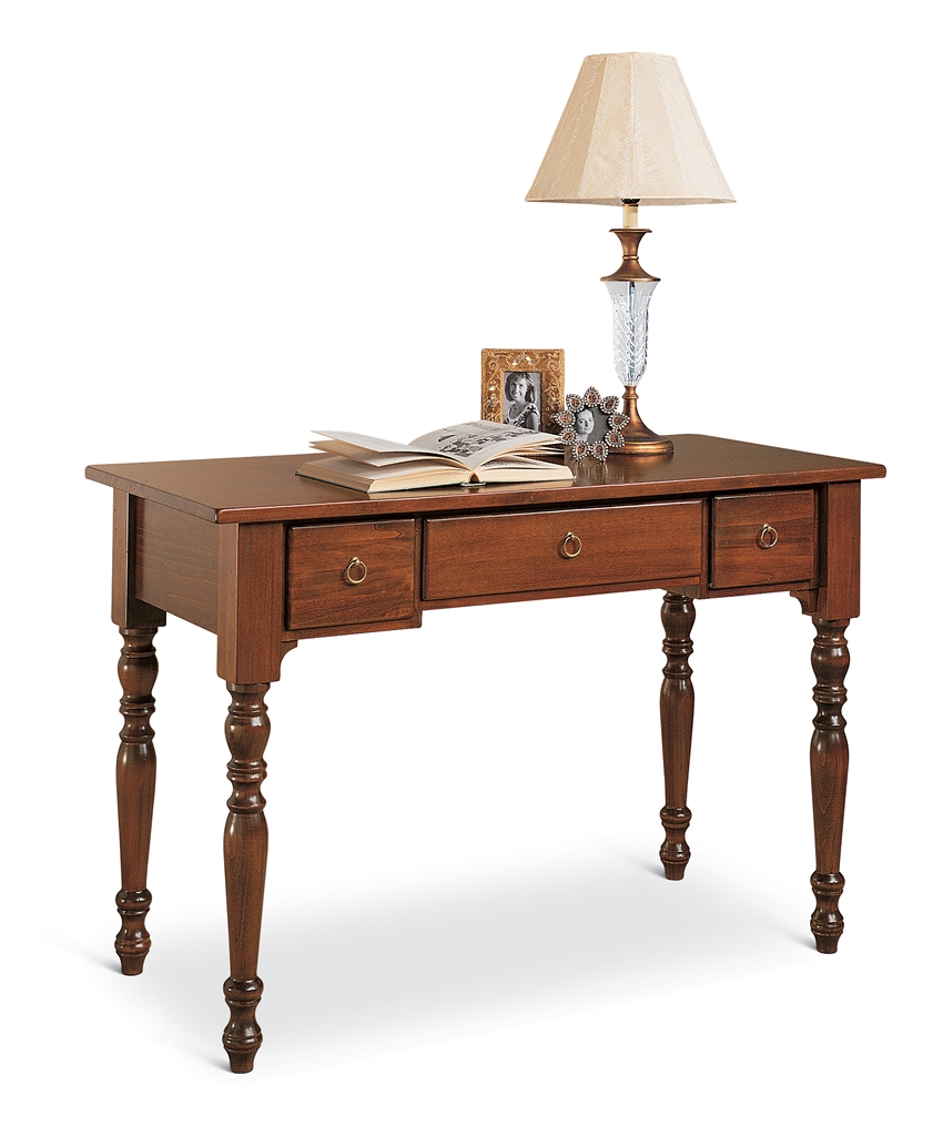 2602 Tifernoit Письменный стол с точеными ножками, 3 ящика Studio - Вид №1