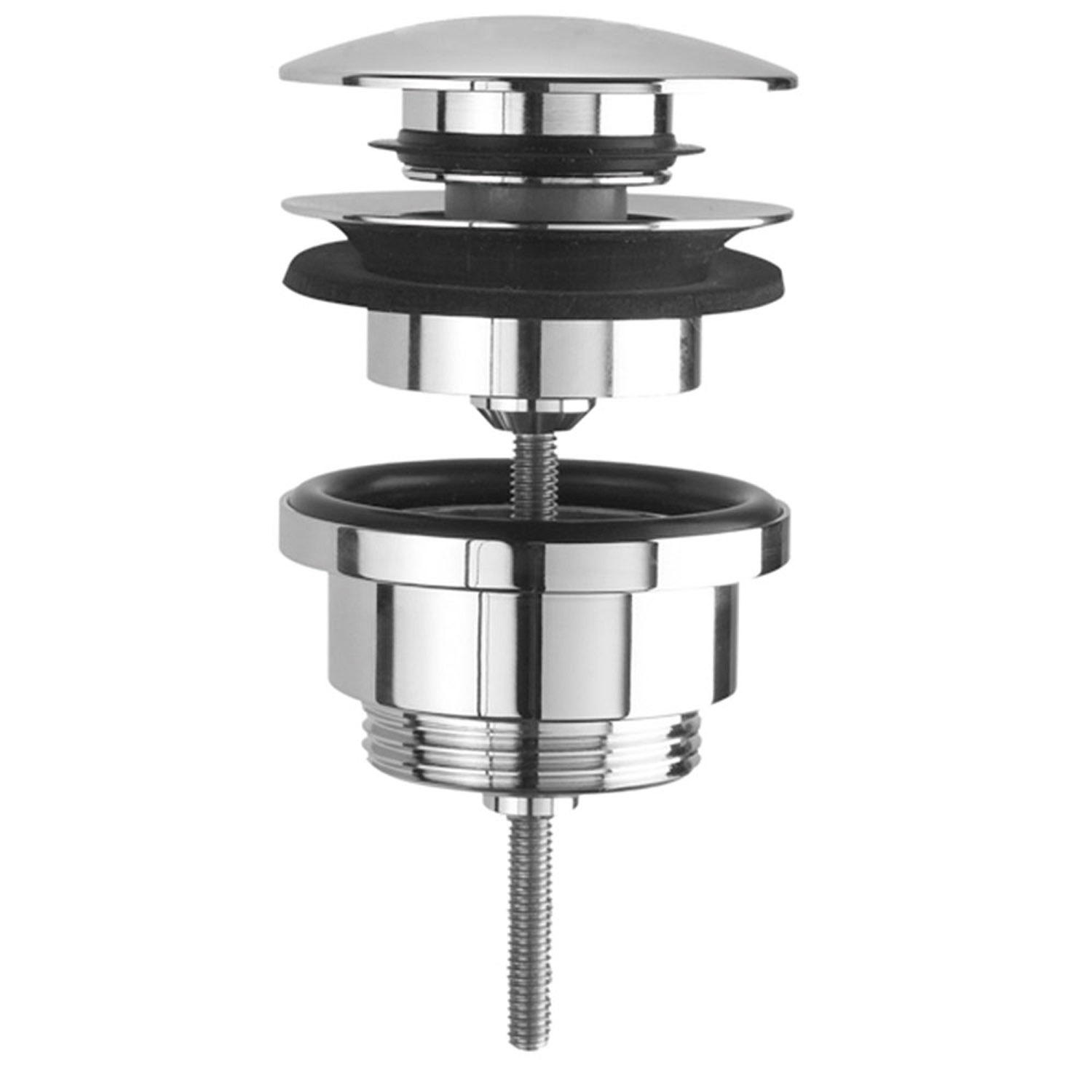 Простой и быстрый сливной клапан для умывальника Click-clack-161840 TRES Drain