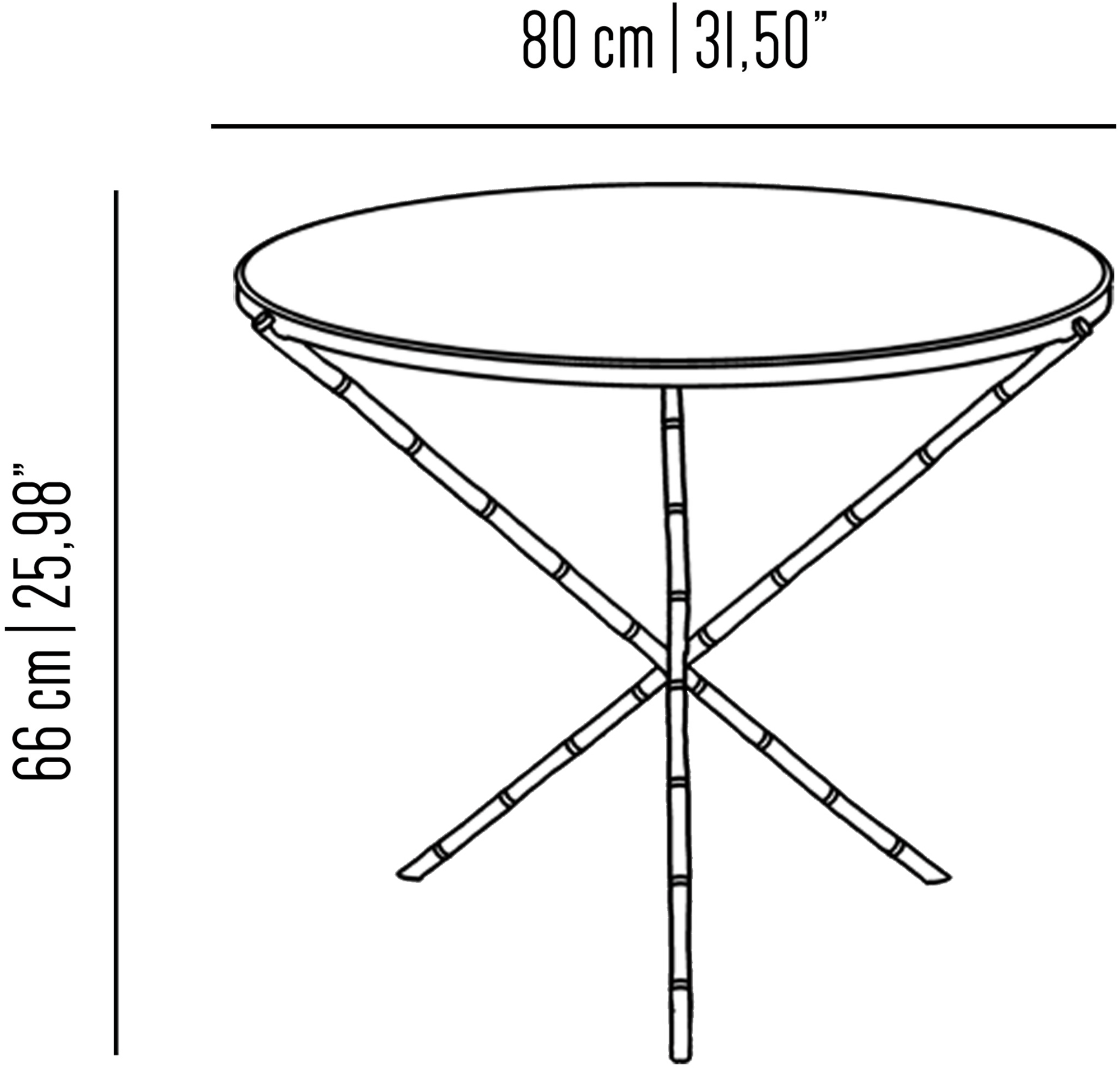 Il Bronzetto Круглый журнальный столик из латуни Eclectic Bam03s_m_l - Вид №4