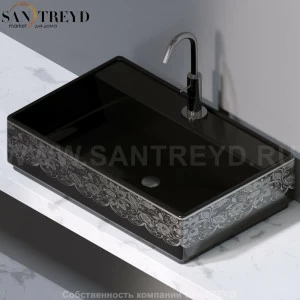 L621461P Накладная раковина на столешницу  прямоугольная A. e T. Italia Fly