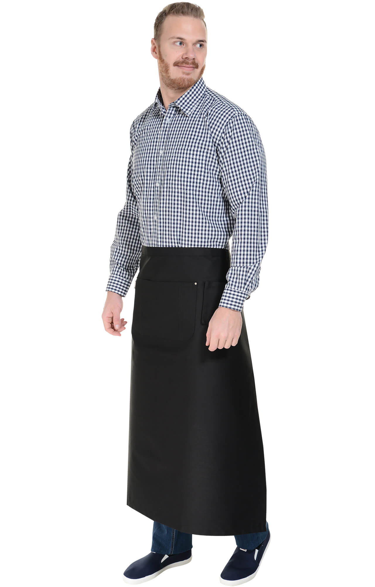 59986 Фартук  удлиненный, цвет black RICON  Одежда для официантов  размер  - Вид №11