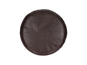 Круглая кожаная подушка для стула